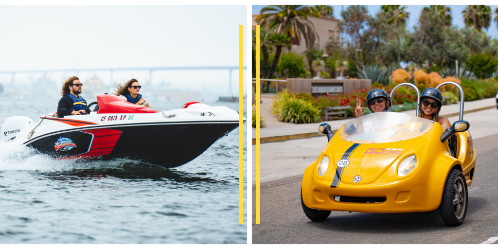 GoCar and Speed Boat Adventures in San Diego