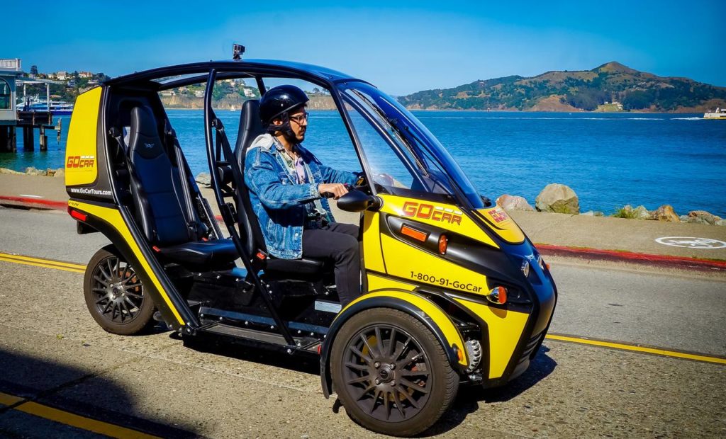 GoCar E-Sport Driving in San Francisco near the beach