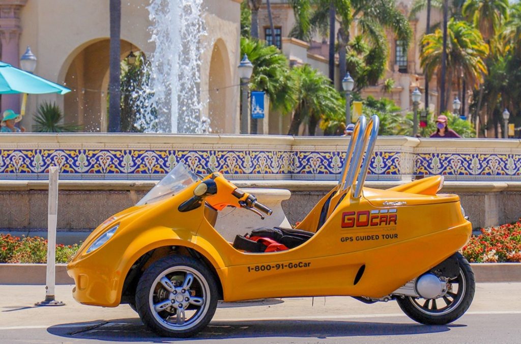 GoCar Parked in Balboa Park