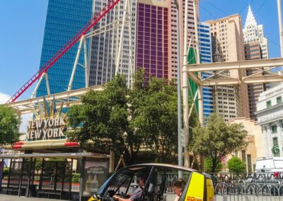 View of the Las Vegas Strip from a GoCar