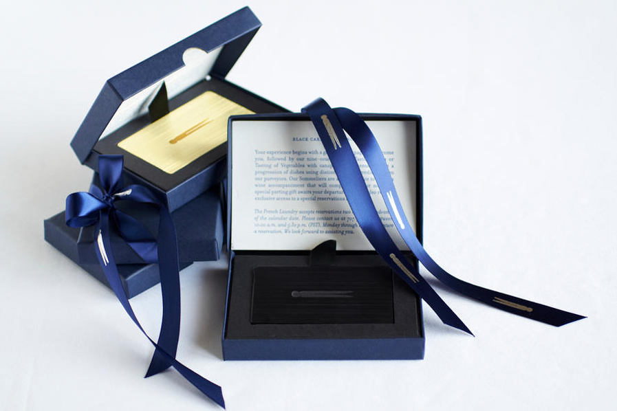 The French Laundry Gift cards in gift boxes